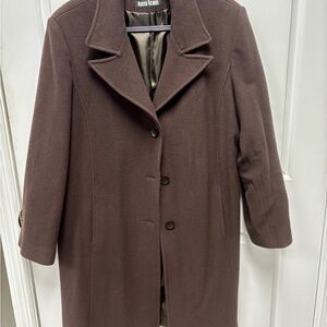 Marvin Richards Brown Wool Coat